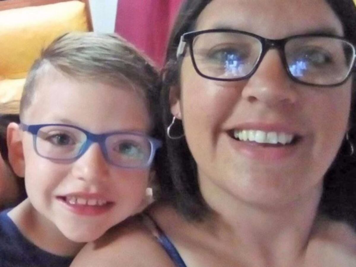 Bauti Gil y su mamá\u002E