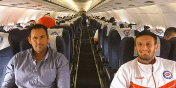 Argentinos Juniors se encuentra en Venezuela y su DT no descarta entrenar en el hotel (Foto: Twitter)