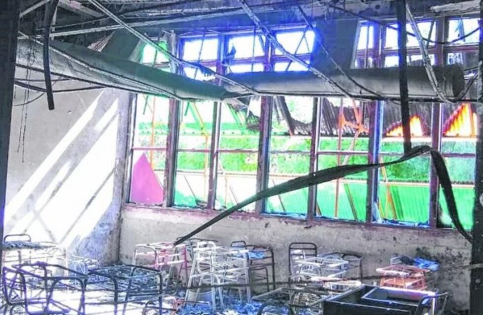 Demandarán a los padres de los menores acusados de ocasionar el incendio del CEM 9 en Roca