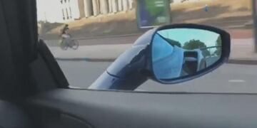 Manejó una Ferrari a 140 km/h en Figueroa Alcorta