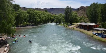 Una mujer es intensamente buscada en Malargüe luego de caer al Río Atuel. Imagen ilustrativa (archivo).