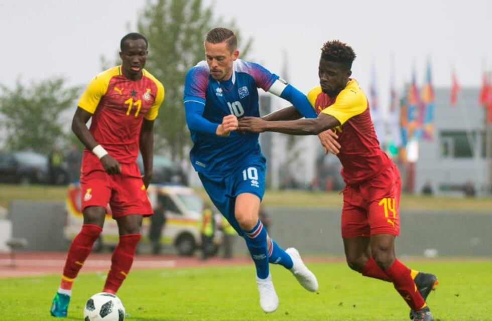 Islandia, rival de Argentina en el Mundial, igualó con Ghana tras estar 2-0 arriba