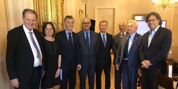 Macri con jueces mendocinos