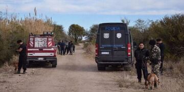 Rastrillaje del cuerpo de Meridián en Nogolí, San Luis\u002E