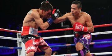 Reveco perdió por nocaut técnico ante Nietes