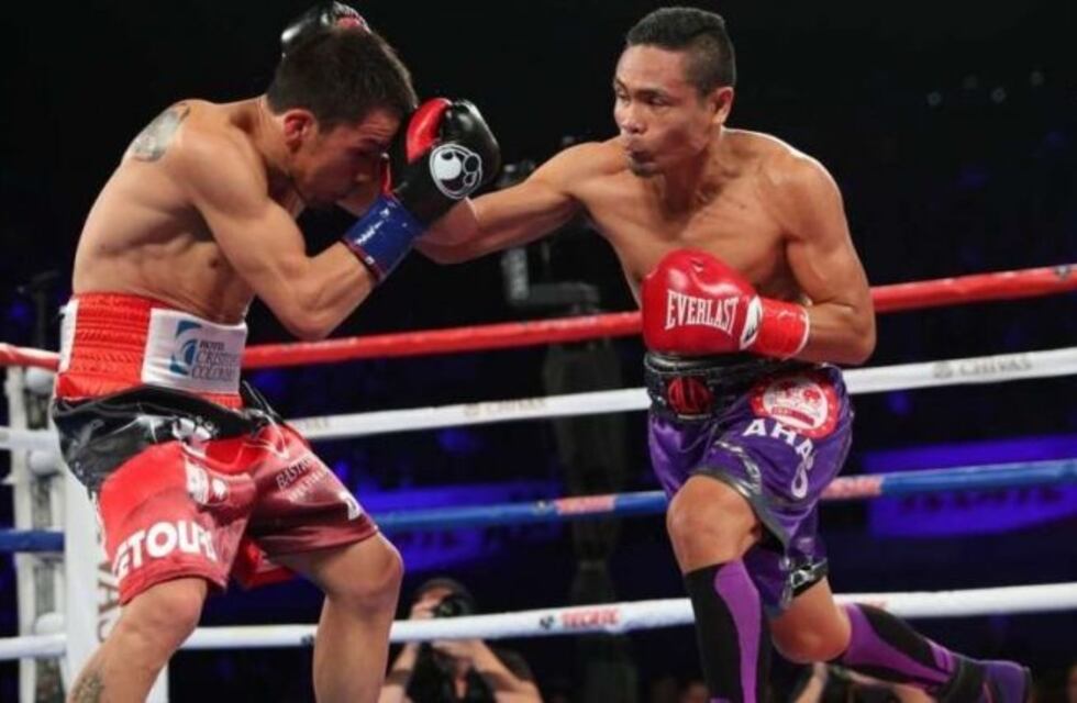 Cotón Reveco perdió por nocaut técnico ante Nietes y se quedó sin título mundial