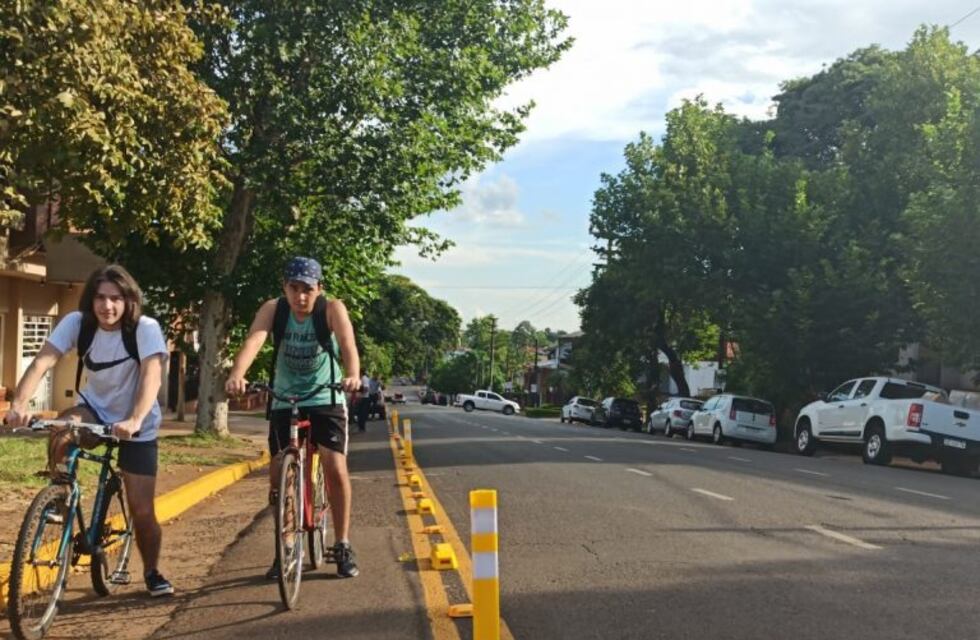 Preparan las ciclovías en avenidas para ingreso y salida de Posadas