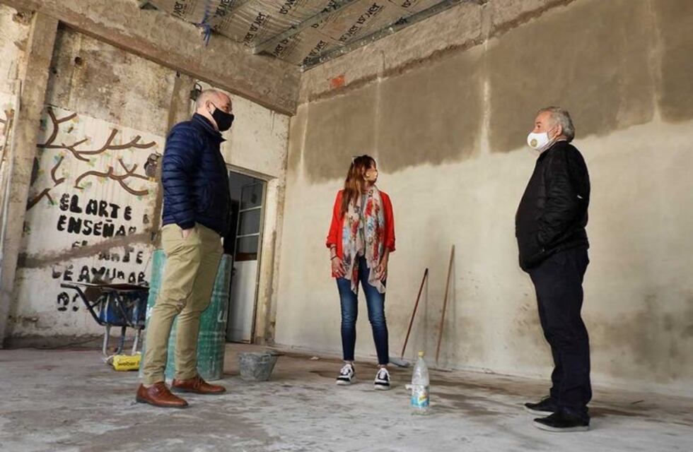 Así está la obra de ampliación en el Instituto 79