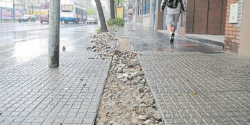 Veredas rotas en Ciudad de Buenos Aires