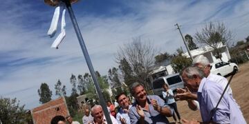 Las obras de gas se inauguraron en el sur provincial\u002E