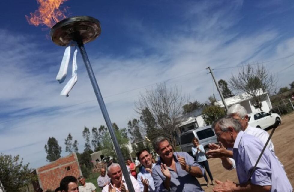 Más obras de gas se habilitaron en el sur provincial