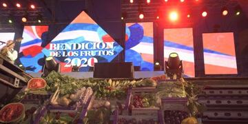 La Bendición de los Frutos vuelve de manera presencial y al parque General San Martín. Foto prensa Gobierno de Mendoza.