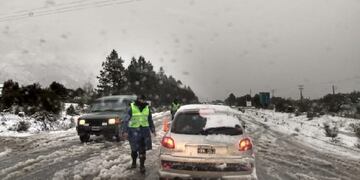 Ruta nevada (Foto: Gobierno de Río Negro)\u002E