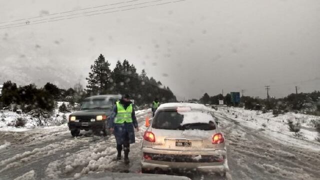 Ruta nevada (Foto: Gobierno de Río Negro)\u002E