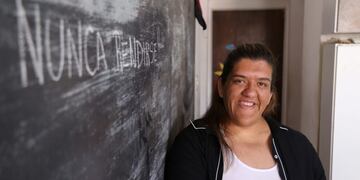 Ayelen Vaca - en su casa\nFoto - Vía ansenuza