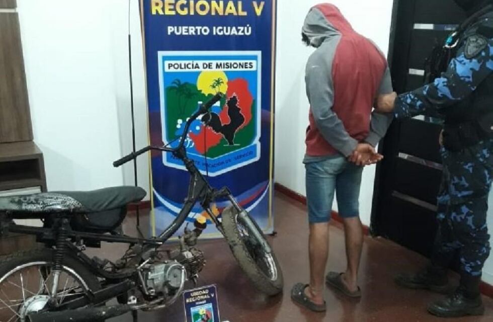 Detuvieron a un joven motochorro involucrado en dos hechos
