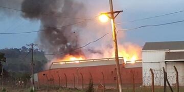 Incendio en el secadero de Piporé\u002E