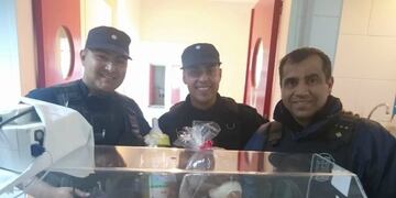 Policías rescataron a un bebé abandonado recién nacido en Las Heras Mendoza