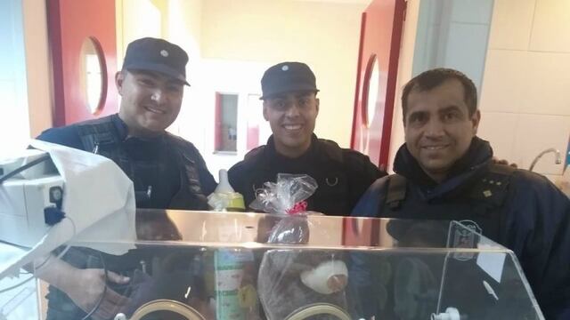 Policías rescataron a un bebé abandonado recién nacido en Las Heras Mendoza
