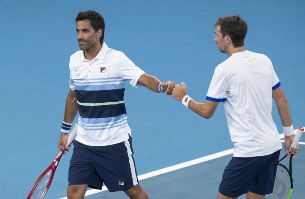 "Machi" González y Molteni perdieron el dobles ante Austria y Argentina quedó al borde de la eliminación en la ATP Cup