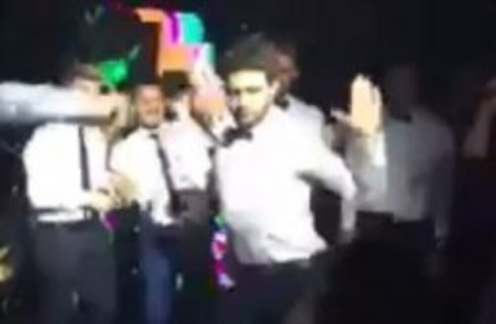 Baile descontrolado de los jugadores de San Lorenzo en el casamiento de Mussis