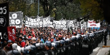 Planean un nuevo acampe\u002E (EFE)
