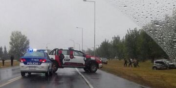 El accidente ocurrió en la avenida Luchesse\u002E cerca de Villa Allende\u002E