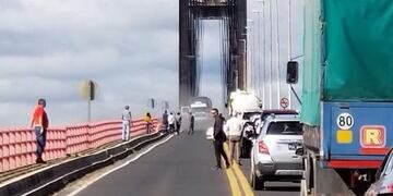 Se incendió un cable en el puente Belgrano