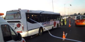 Accidente en la autopista Buenos Aires - La Plata\u002E