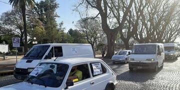 Bocinazo de Trabajadores de Eventos Unidos de Rafaela