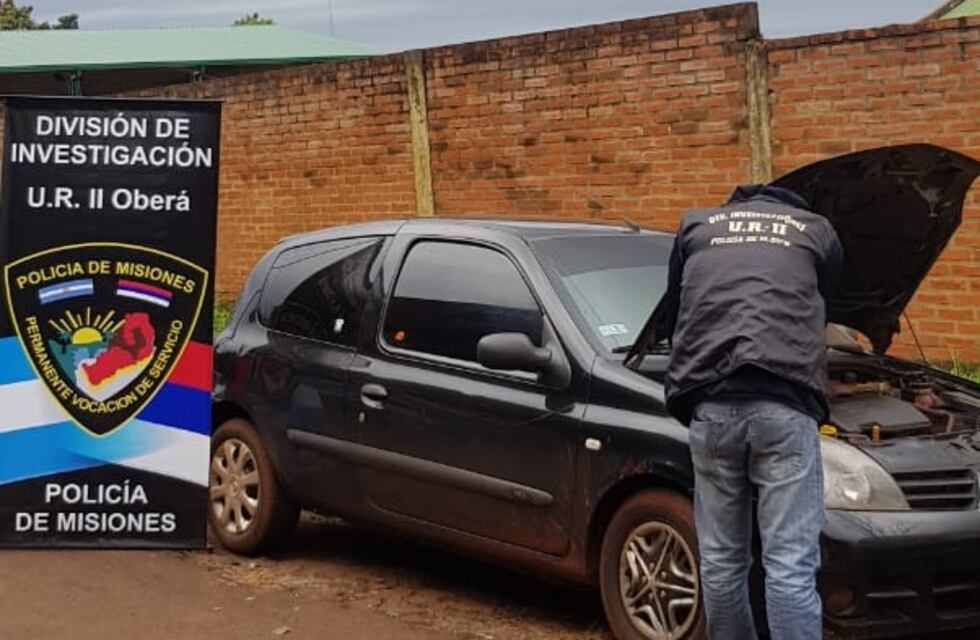Otro auto robado en Buenos Aires apareció en Oberá