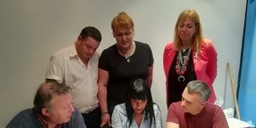 El convenio se firmó a principios de noviembre junto a la Federación Argentina de Cooperativas Apicolas y Agrícolas Limitada\u002E (Prensa Gobierno de Santa Fe)