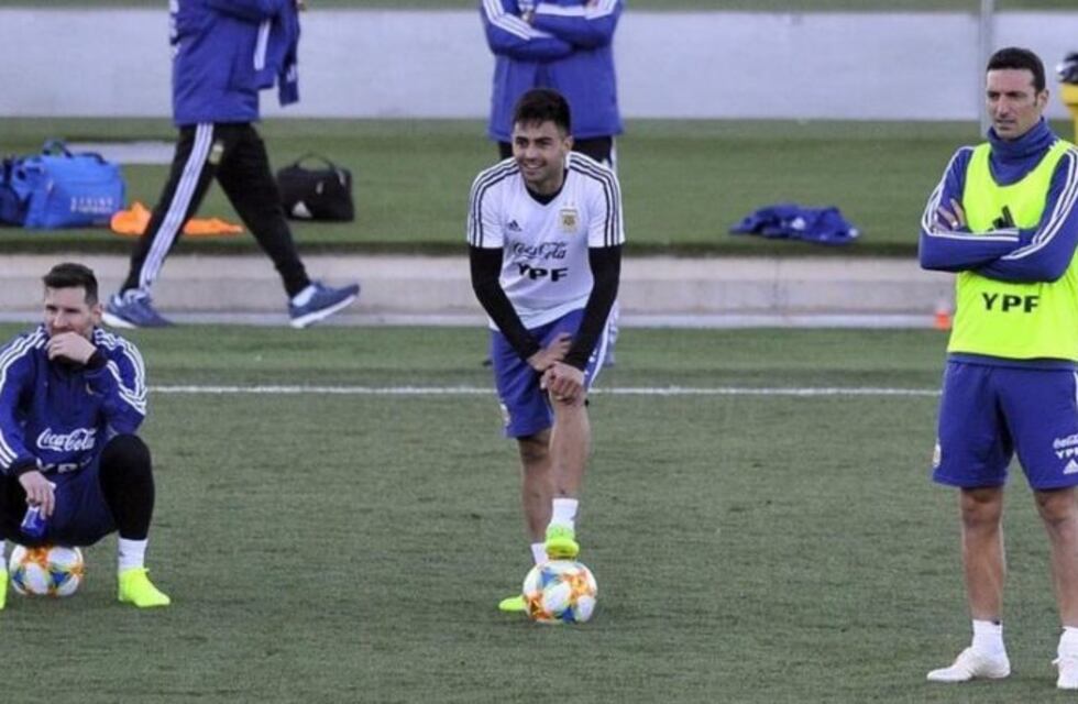 Pity Martínez, el elegido por Lionel Scaloni para reemplazar a Ángel Di María