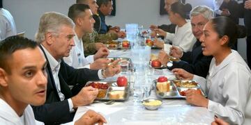 El Ministro Aguad en Puerto Belgrano