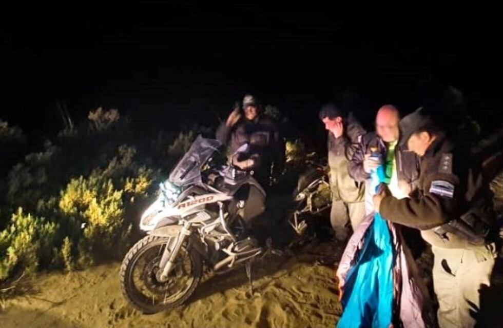 Rescatan en la Puna jujeña a motociclista español, por un alerta desde EE.UU.