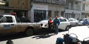 El Peugeot 308 fue secuestrado luego del intento de fuga\u002E