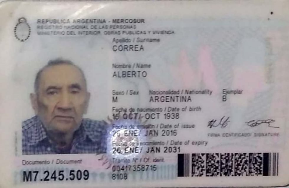 Falleció un abuelo en Salta y buscan a sus familiares