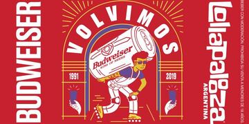 Budweiser vuelve al Lollapalooza y te lleva al festival