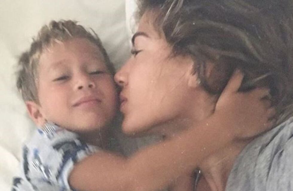 El divertido blooper de Jimena Barón con su hijo Morrison