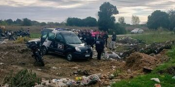 La Policía de Investigaciones (PDI) estuvo a cargo del operativo en Avellaneda y Battle y Ordóñez\u002E (@belitaonline)