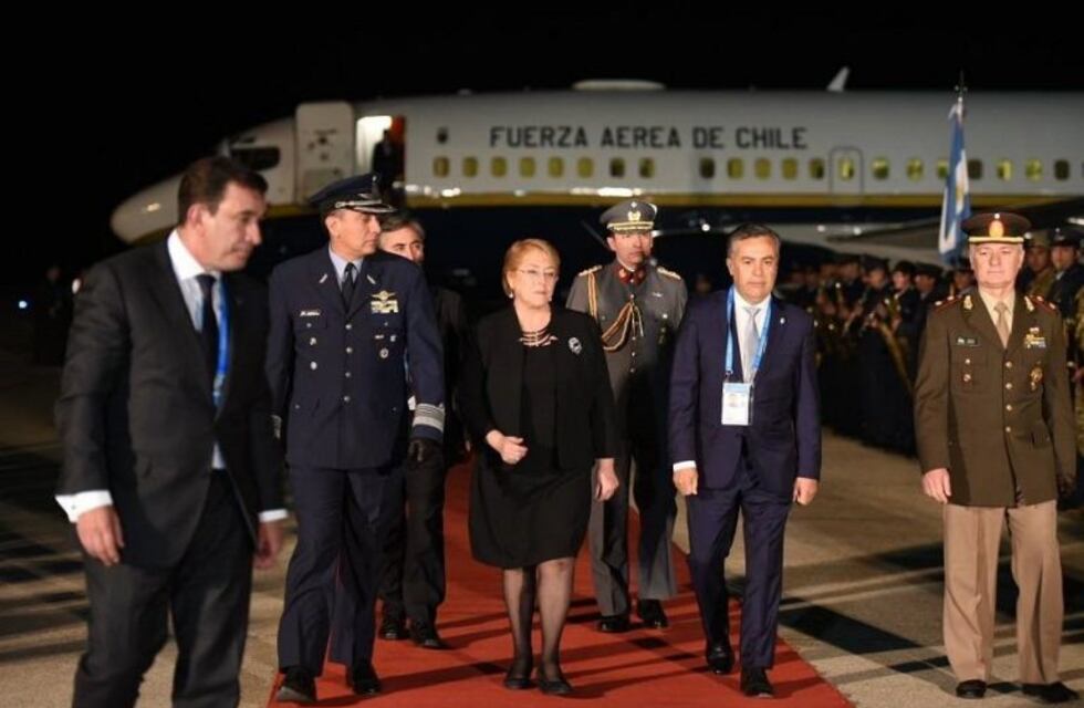 Cumbre del Mercosur: Bachelet arribó a Mendoza
