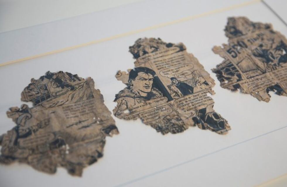 Historieta hallada en un búnker de soldados argentinos se expone en el Museo Malvinas