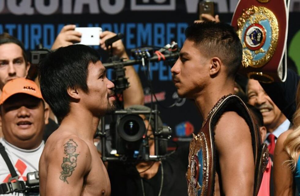 Manny Pacquiao y Jessie Vargas se medirán en Las Vegas por el título welter de la OMB