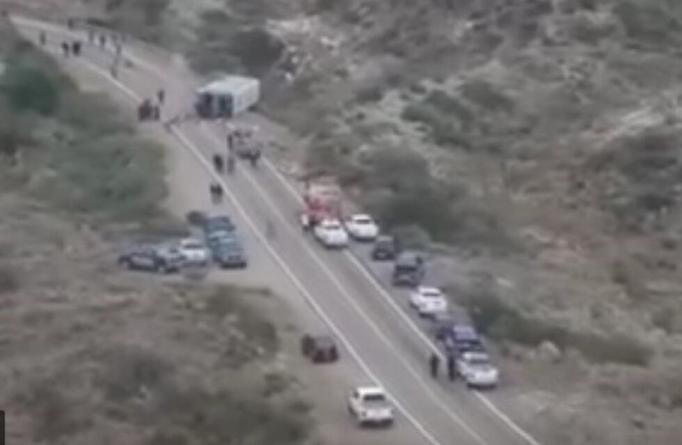 Imágenes de la tragedia de San Rafael tomadas desde el aire