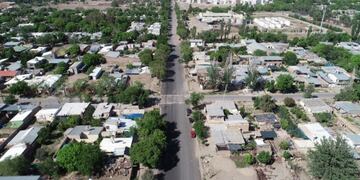 San Rafael desde el aire.