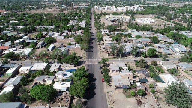 San Rafael desde el aire.