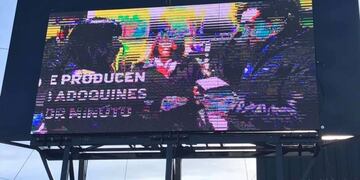 Menos de 3 días duro la nueva pantalla LED que instaló el Municipio