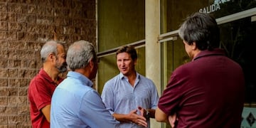 El presidente de Vialidad, Sebastián Macias, se reunió con los organizadores\u002E