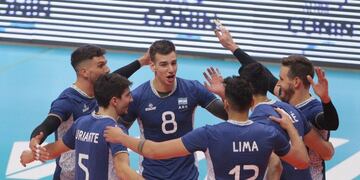 Selección argentina de vóley venció a Bulgaria en la Liga de las Naciones