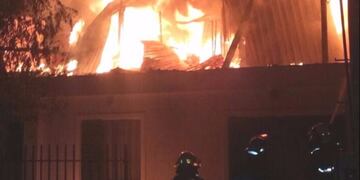 Incendio en casa